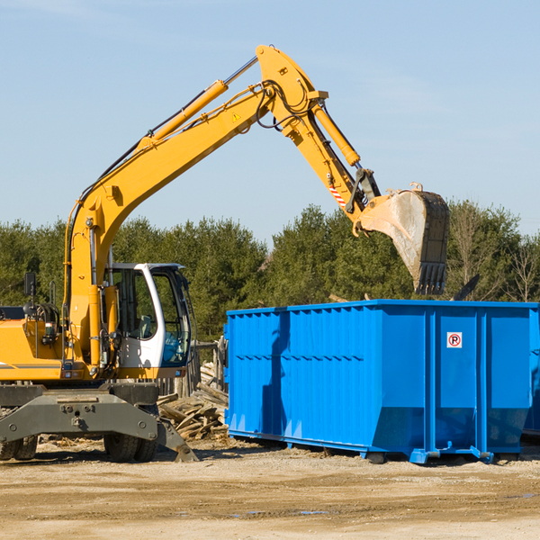 are there any restrictions on where a residential dumpster can be placed in Cornelia GA